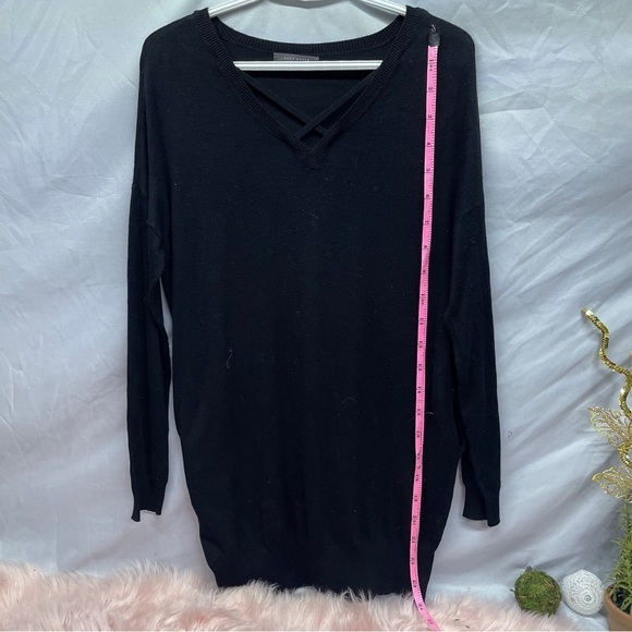 Suzy sher sweater dress knitted black with pockets - Picture 12 of 16
